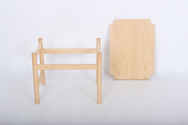 No. 40 Table in Solid Ash with Tray by Hans J. Wegner for PP Møbler-DQ-930934