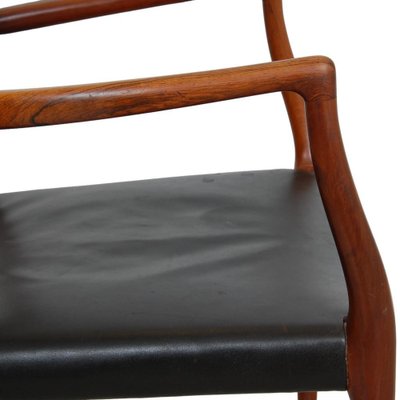 No-62 Armchair in Rosewood by No Møller for J. L. Møllers Møbelfabrik, 1960s-MTD-1726065