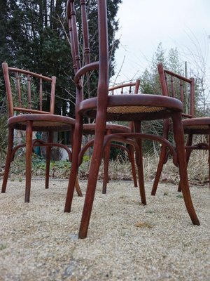 No. 66 Bistro Dining Chairs from Thonet, Vienna, Austria, 1910s, Set of 4-EA-1807312