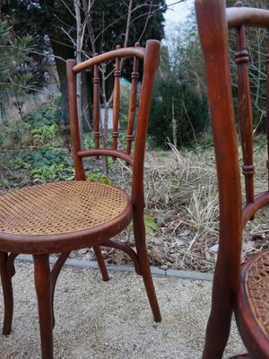 No. 66 Bistro Dining Chairs from Thonet, Vienna, Austria, 1910s, Set of 4-EA-1807312