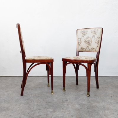 No. 717 Bentwood Chairs by Gustav Siegel for J&j Kohn, 1890s, Set of 2-TLV-1732846