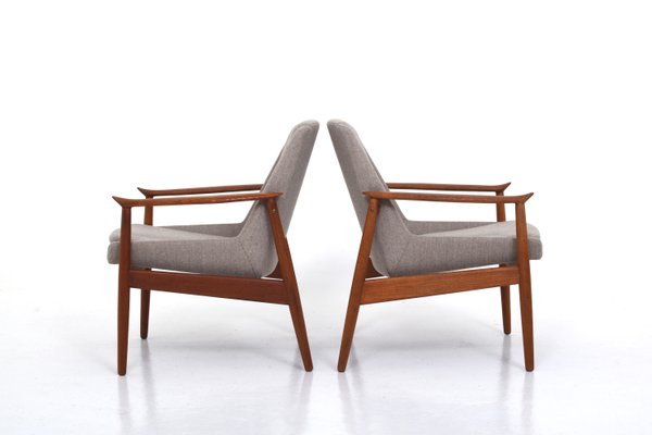 No. 810 Lounge Chairs by Arne Vodder for Slagelse Møbelværk, 1950s, Set of 2-MSP-1017664