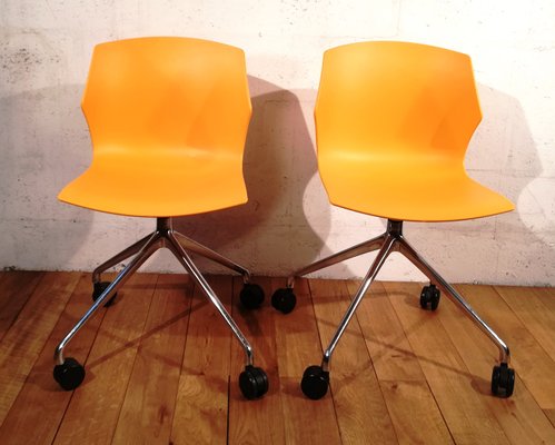 No Frill Swivel Chair in Orange-NMC-1311742