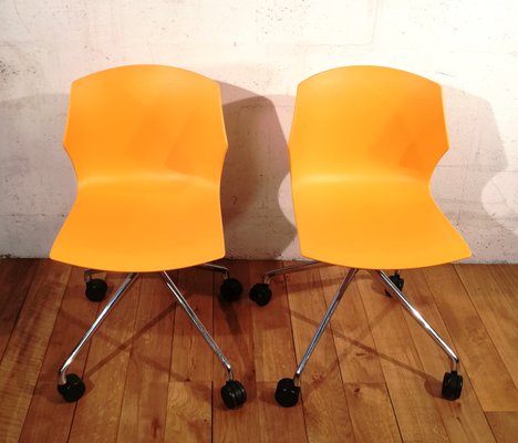 No Frill Swivel Chair in Orange-NMC-1311742