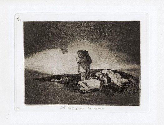 No Hay Quien lo Socorra - Original Etching by Francisco Goya - 1863 1863-ZCI-761559