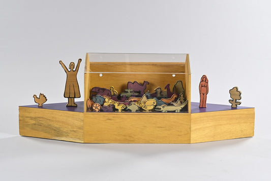 Noah's Ark by Ugo Nespolo, 1973