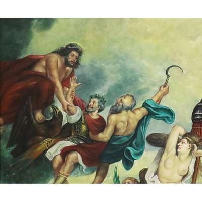 Nobles and Mythology, 1800s, Oil on Canvas, Framed-BEW-2042820