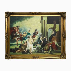 Nobles and Mythology, 1800s, Oil on Canvas, Framed-BEW-2042820