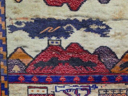 Nomadic Afghan Rug, 1980s-UZN-1397738