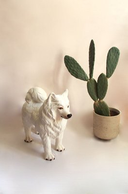 Nonce, Vintage Imposing Ceramic Dog Sculpture, Italy, 1970s-HUY-831771