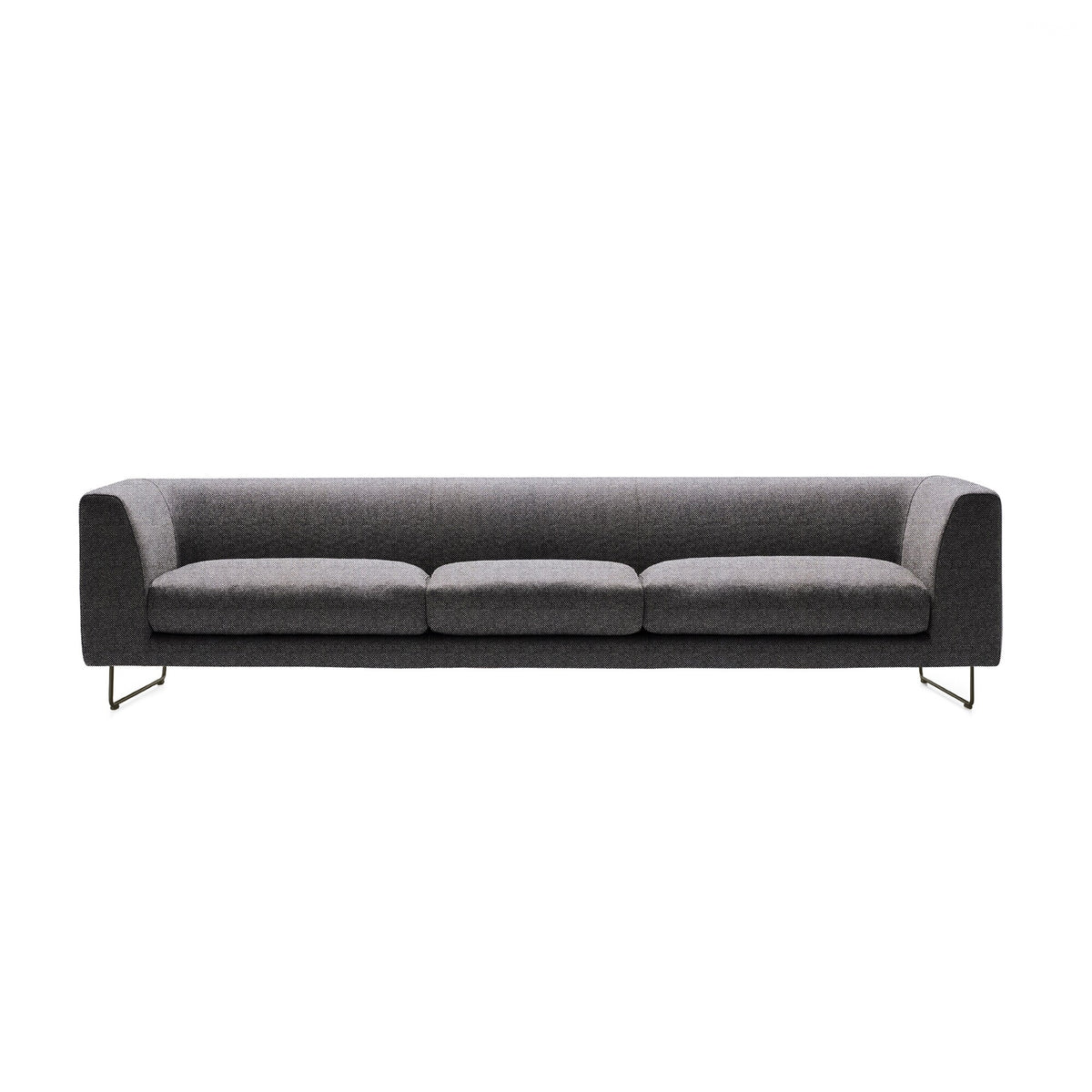 Cappellini ELAN 3인 소파 정면 (패브릭)
