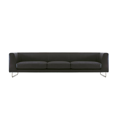 Cappellini ELAN 3인 소파 정면 (레더)