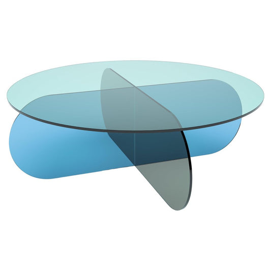 Nor Oblong 120 Clear Glass Table by Sebastian Scherer