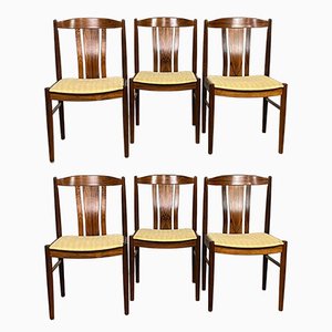 Nordic Dining Chairs, 1960s, Set of 6-QFU-1796595