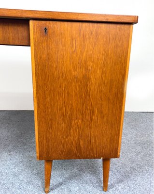 Nordic Teak Desk, Sweden, 1940s-QFU-1017643