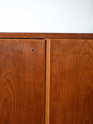 Nordic Teak Highboard, 1960s-QWP-2042078