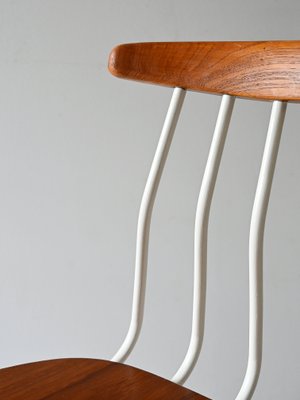 Nordic Wooden Chairs, 1960s, Set of 2-QWP-2042031