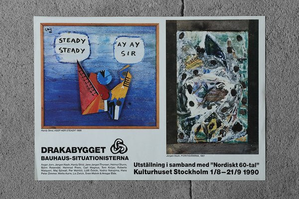 Nordiskt 60-tal Kulturhuset Stockholm Exhibition Poster, 1990-ZAA-1756482