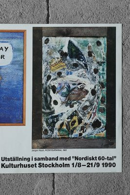 Nordiskt 60-tal Kulturhuset Stockholm Exhibition Poster, 1990-ZAA-1756482