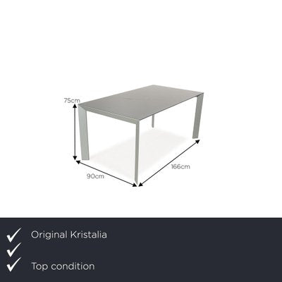 Nori Dining Table in Glass by Kristalia-RQW-2041478