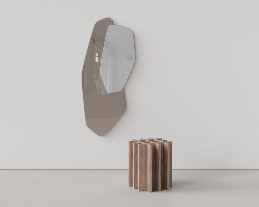 Nori V1 and V2 Wall Mirrors by Edizione Limitata, Set of 2