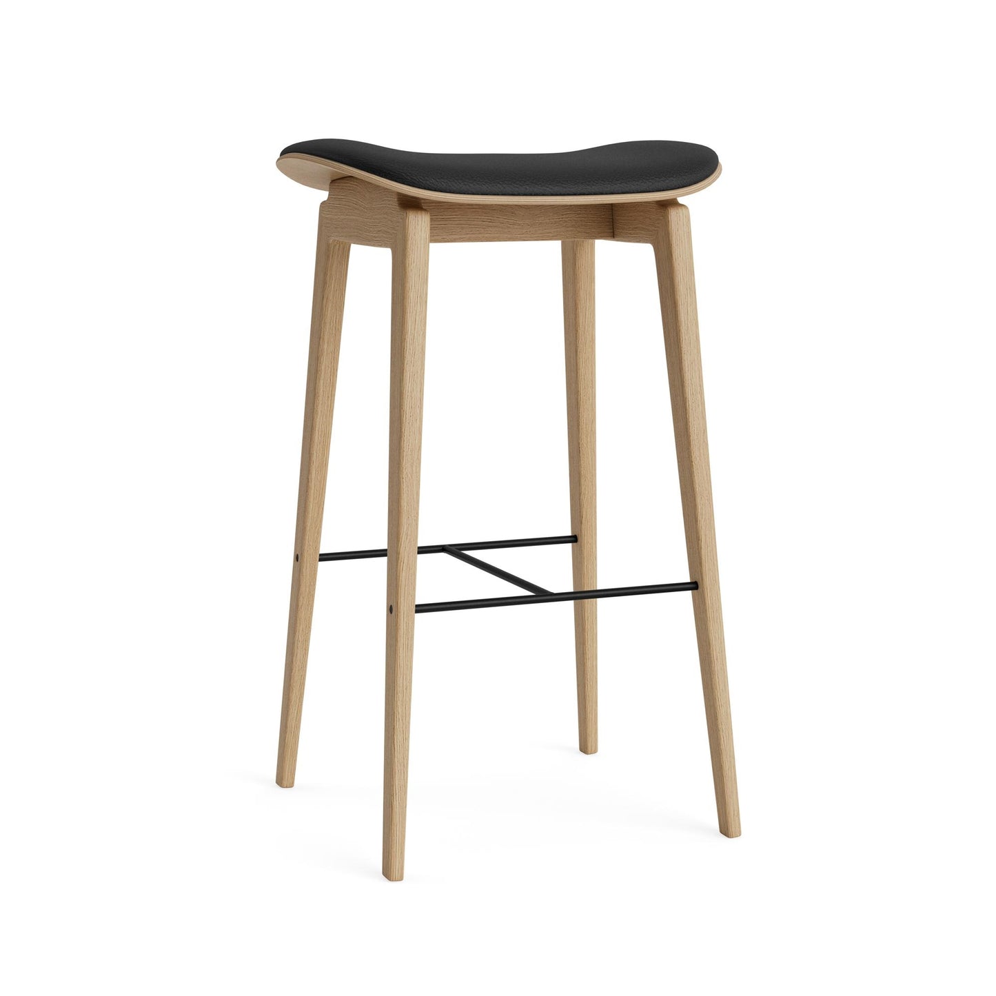 NY11 Bar Stool H65 cm by NORR11 #Oak/Black 41599