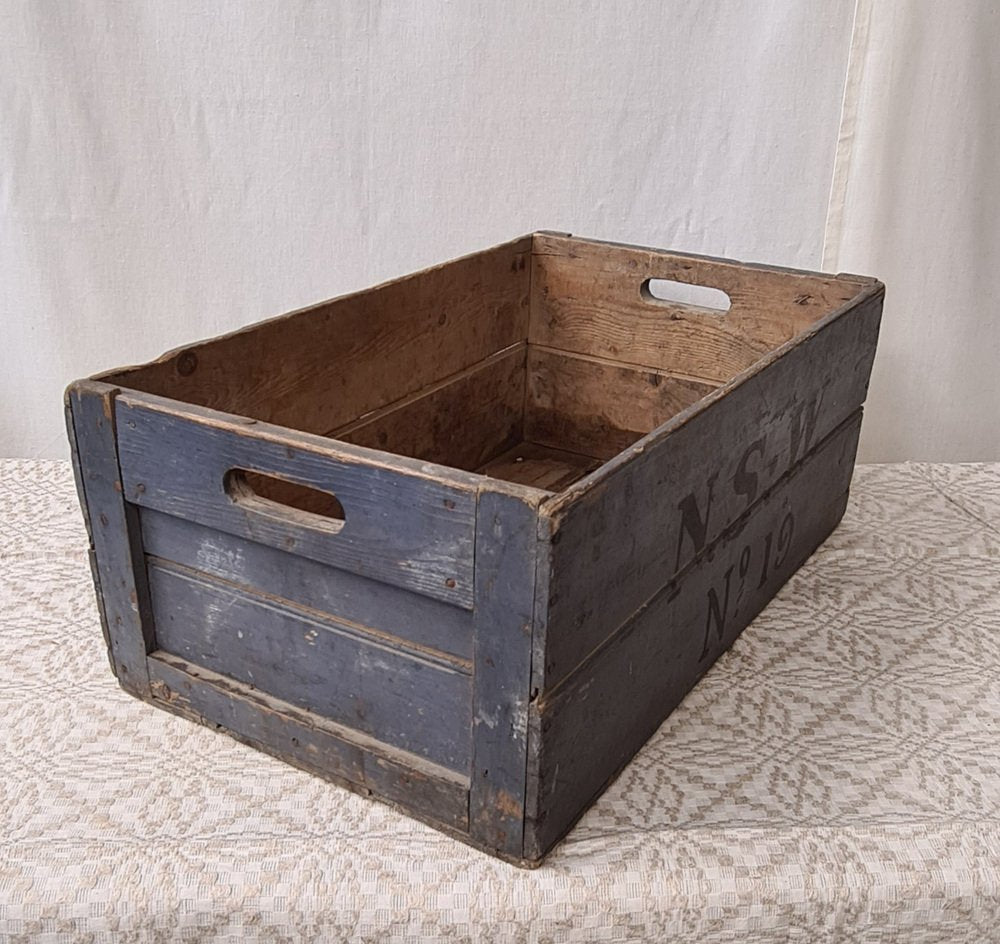 North Swedish Wooden Bakery Bin, 1940s