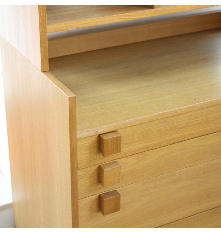 Northern European Bookcase with Drawer, 1960s