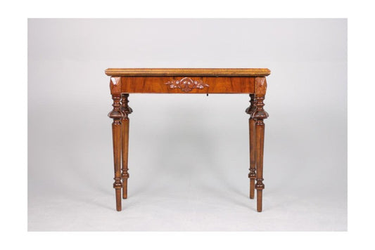 Northern European Console Card Table, 1900s