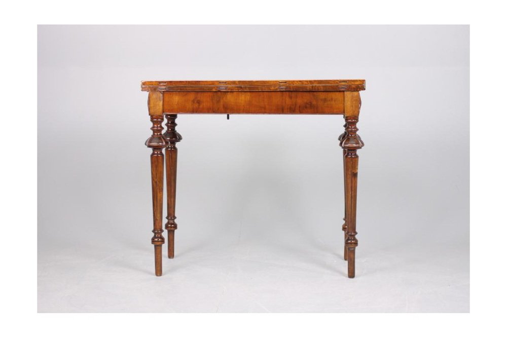 Northern European Console Card Table, 1900s