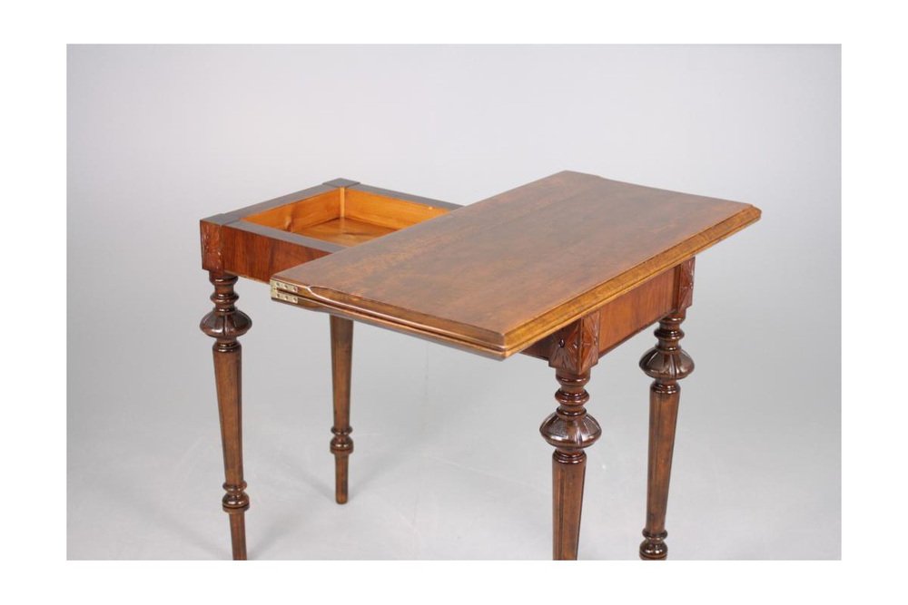 Northern European Console Card Table, 1900s