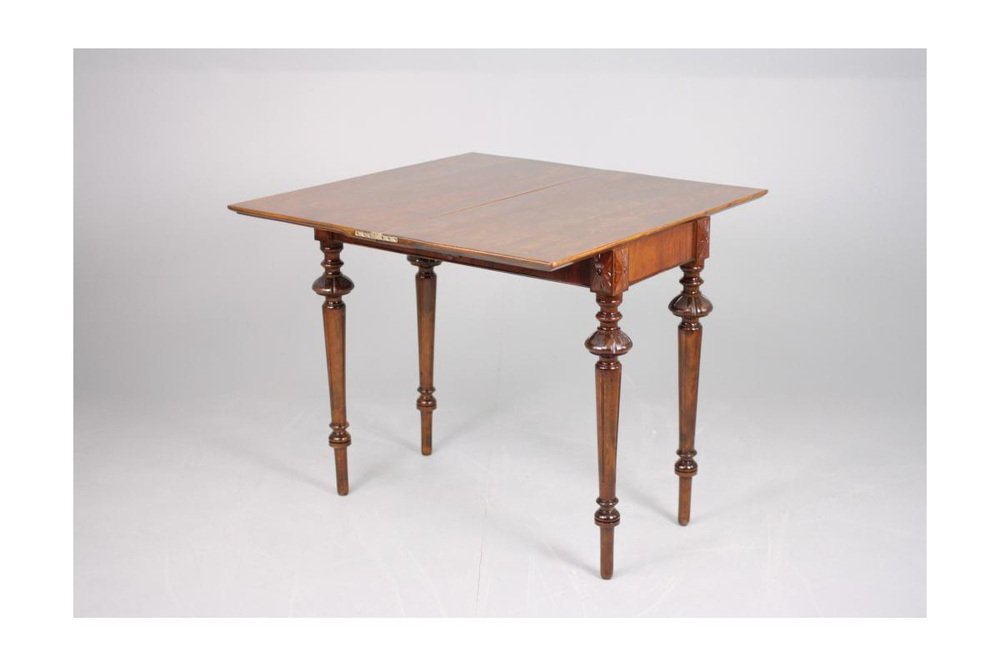 Northern European Console Card Table, 1900s