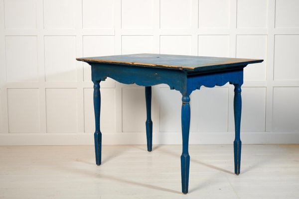 Northern Swedish Blue Country Table-MJF-1725940