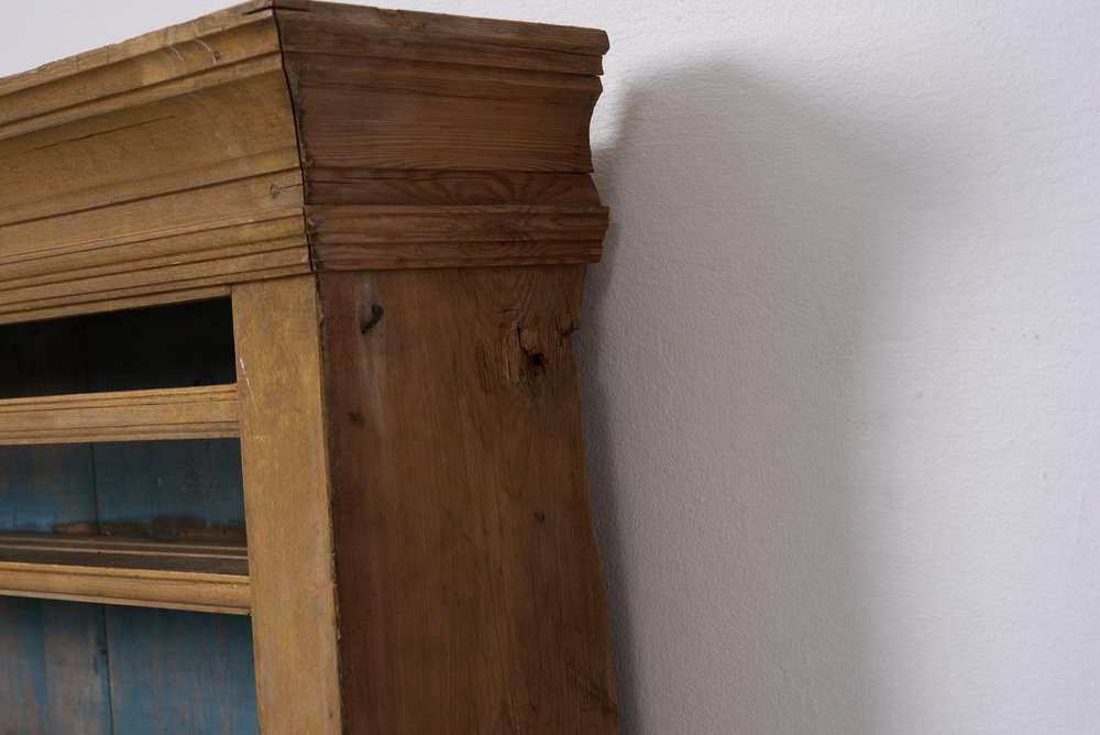 Northern Swedish Country Plate Shelf, 1800s