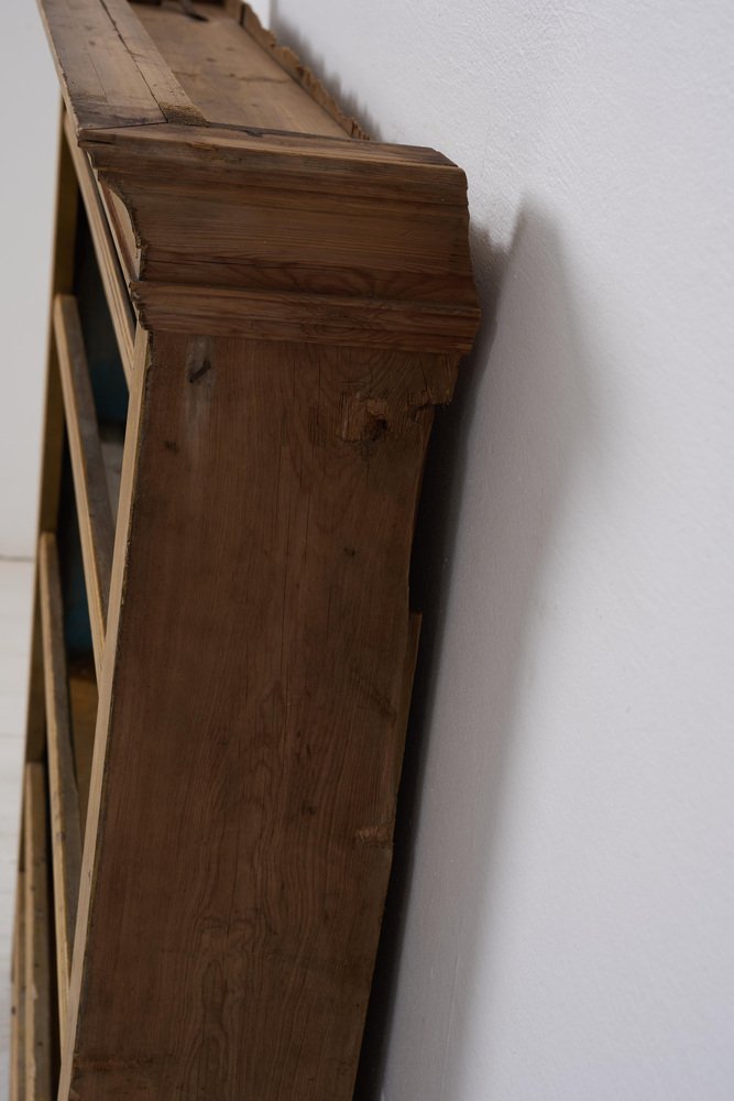 Northern Swedish Country Plate Shelf, 1800s