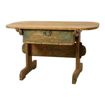 Northern Swedish Country Table with Drawer-MJF-1820424