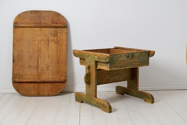 Northern Swedish Country Table with Drawer-MJF-1820424