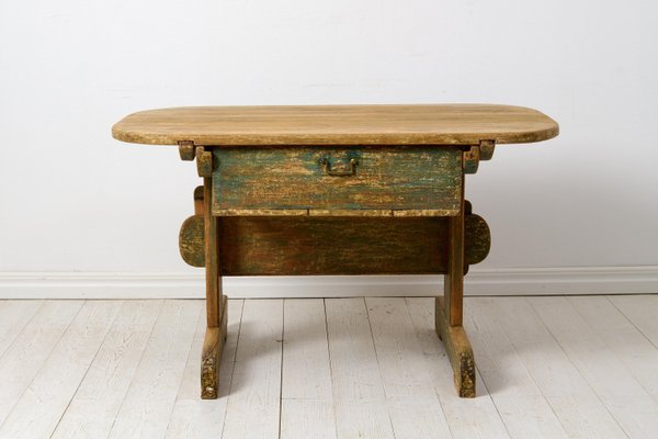 Northern Swedish Country Table with Drawer-MJF-1820424