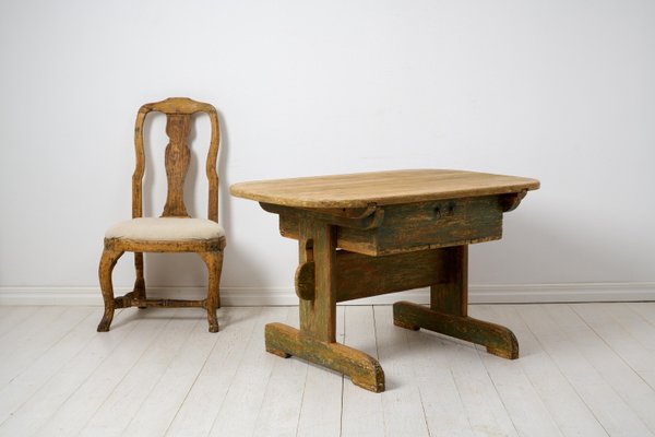 Northern Swedish Country Table with Drawer-MJF-1820424