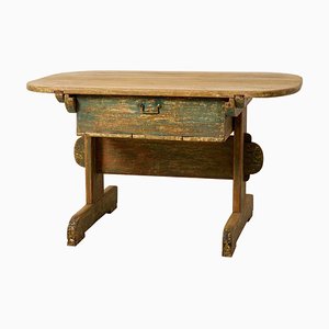 Northern Swedish Country Table with Drawer-MJF-1820424