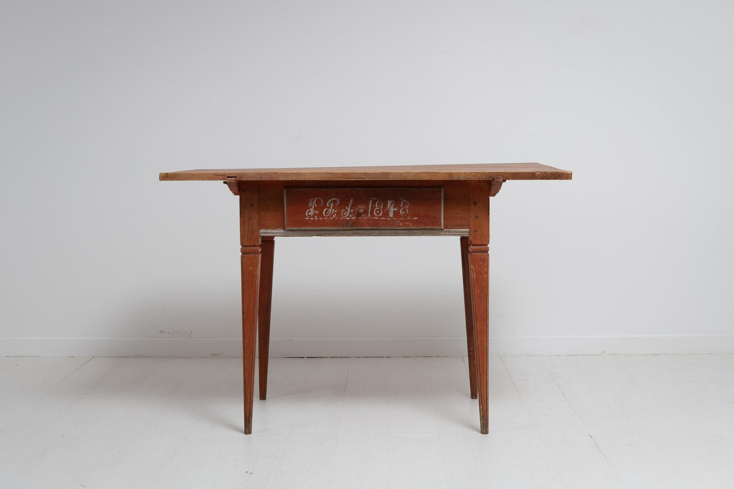 Northern Swedish Gustavian Country Pine Table