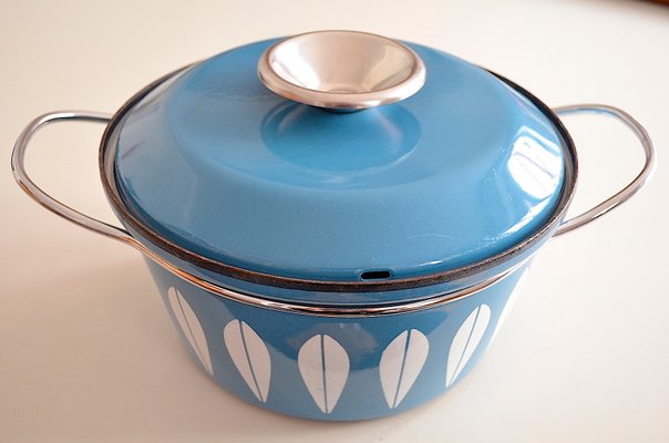 Norway Enamel Pot from Cathrineholm, 1960s-OV-1003473