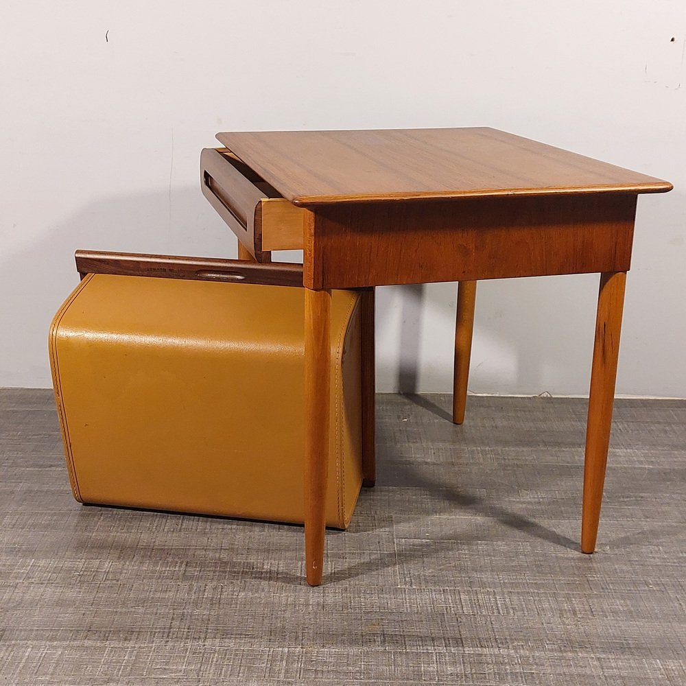 Norwegian Bedside Table by O.P. Rykken, 1960s