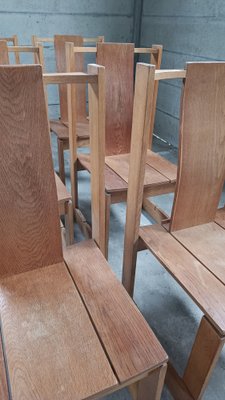 Norwegian Church Chairs, 1950s, Set of 6-GO-1760280