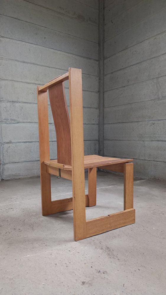 Norwegian Church Chairs, 1950s, Set of 6