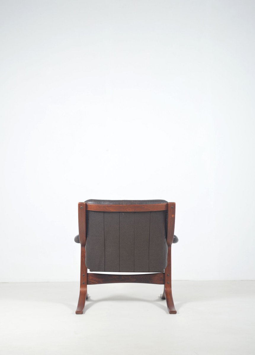 Norwegian Lounge Chair attributed to Jon Hjortdal for Velledalen Mobler, 1970s