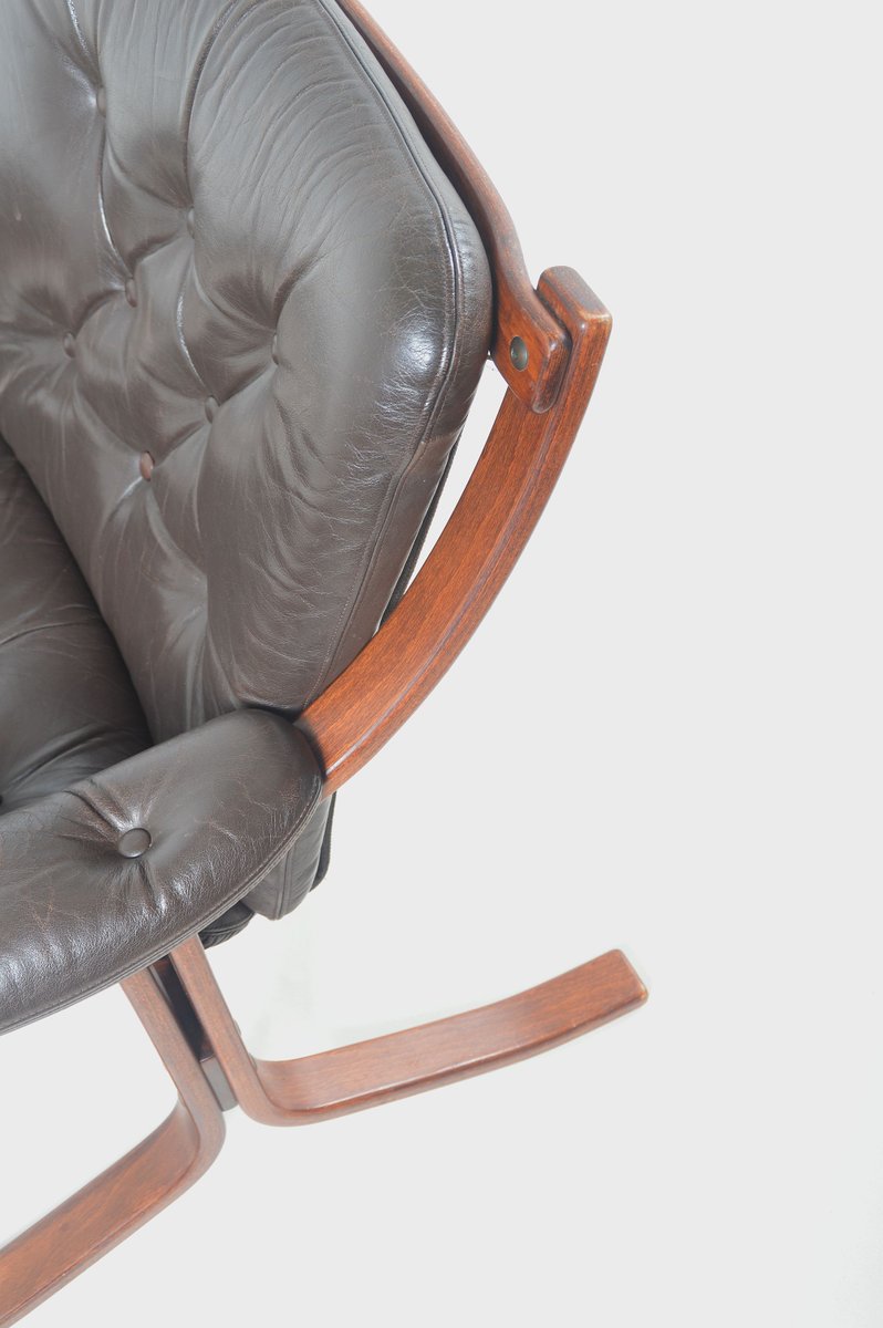 Norwegian Lounge Chair attributed to Jon Hjortdal for Velledalen Mobler, 1970s