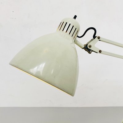 Norwegian Naska Loris Table Lamp in White Metal by Jac Jacobsen for Luxo, 1950s-GDD-1281053