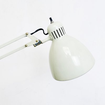 Norwegian Naska Loris Table Lamp in White Metal by Jac Jacobsen for Luxo, 1950s-GDD-1281053