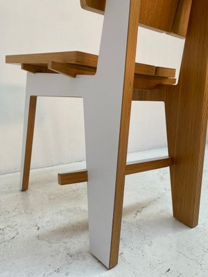 Norwegian Plywood Dining Chairs, 1980s, Set of 4-QVY-1755202